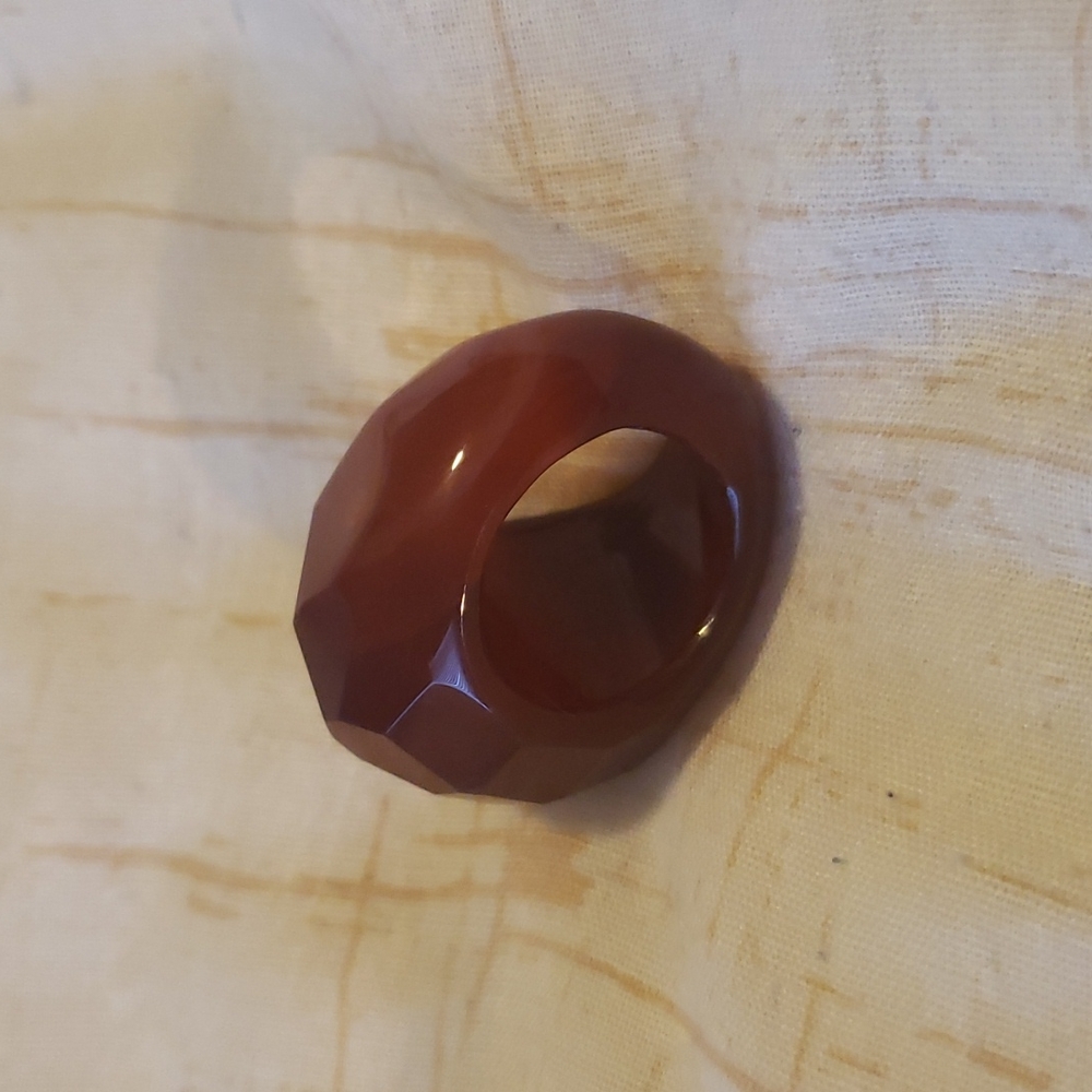 Carnelian Gemstone Ring